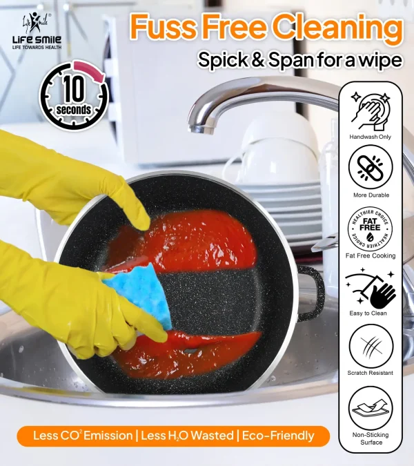 Anniversary Celebration while stocks last:Big Kitchen Cookware Set 166 Pcs with Non Stick Pots and Pans