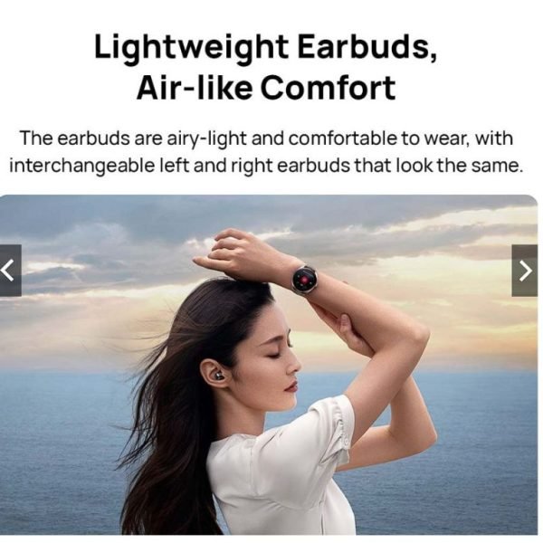 Exclusive for New Users: HW Watch Buds Smart Watch with Wireless Earphones - Compatible with iOS and Android