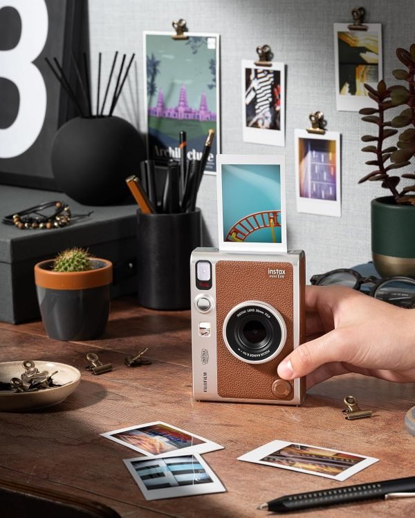 Limited-Time Sale for Summer Surprises AED 99د.إ:Fujifilm INSTAX Mini EVO Hybrid Instant Camera – Black (USB-C) | Instant Print with Digital Preview, Creative Modes & Built-In...