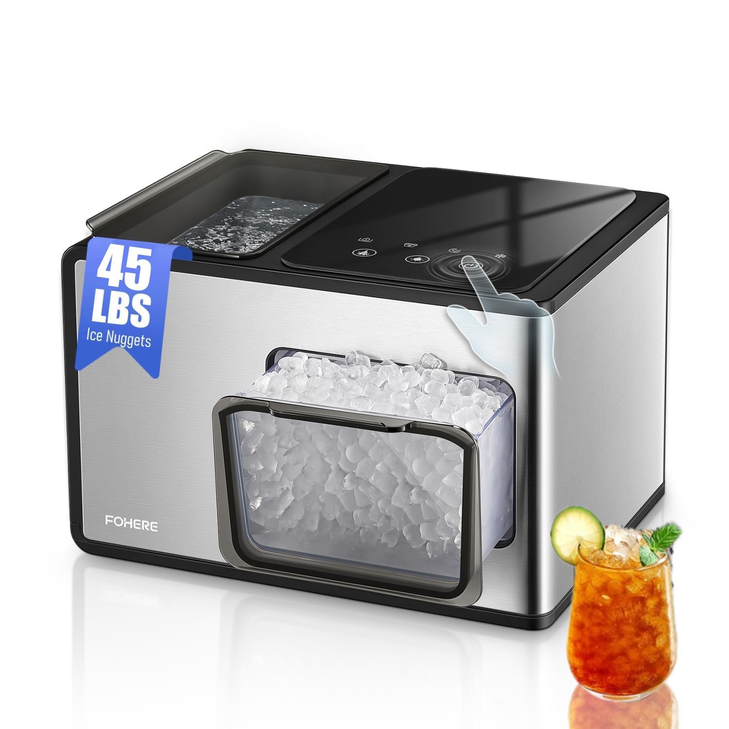 Limited-Time Sale for Summer Surprises AED 99د.إ:Nugget Ice Maker Countertop