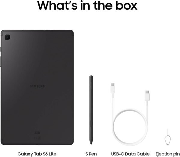 Limited-Time Sale for Summer Surprises AED 99د.إ:Samsung Galaxy Tab S6 Lite (2024) 10.4" 128GB WiFi Android , S Pen for Note-Taking, Gaming Ready, Long Battery Life, Expandable...