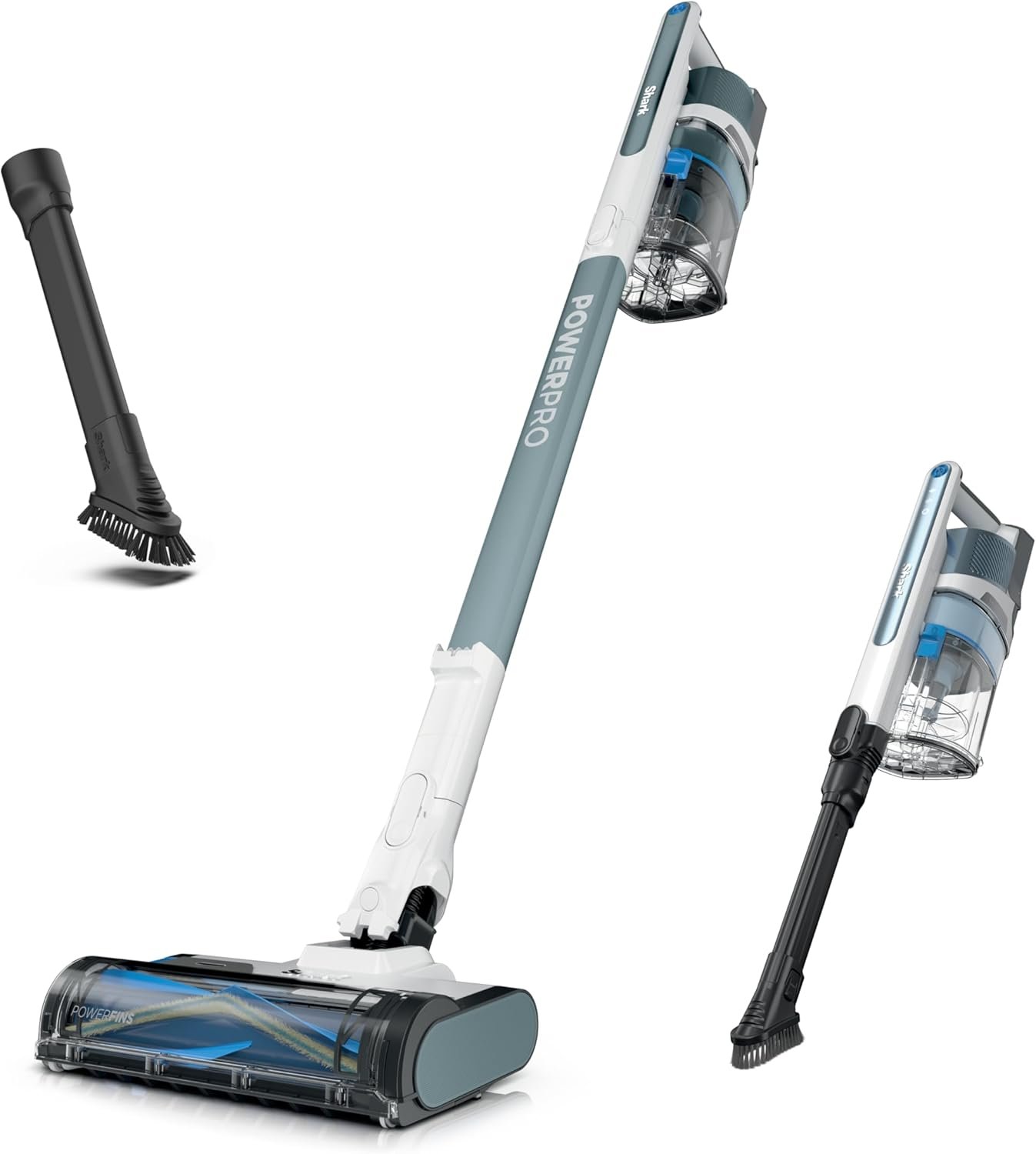 Shark PowerPro Plus Cordless Stick Vacuum, Lightweight, Rechargeable, FloorDetect Technology, HEPA Filter, Up to 50-Minute Runtime, Powerful Pet Hair Pickup, Carpets & Hard...