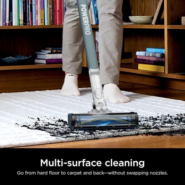 Shark PowerPro Plus Cordless Stick Vacuum, Lightweight, Rechargeable, FloorDetect Technology, HEPA Filter, Up to 50-Minute Runtime, Powerful Pet Hair Pickup, Carpets & Hard...