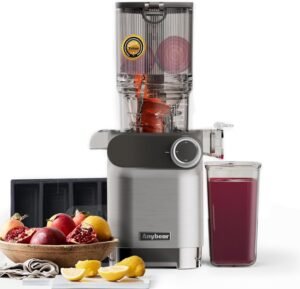 Summer Final Clearance Just AED 89د.إ：Cold Press Juicer, 200W Slow Juicer 4.3" Large Feed Chute Fit Whole Fruits Vegetables | Upgraded Auger | Tritan Material | BPA Free | Juice...
