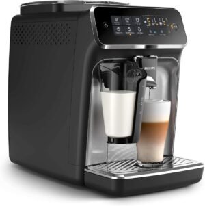 Summer Final Clearance Just AED 99د.إ：Philips Series 3200 Fully Automatic Espresso Machine - 1500W, LatteGo, Touch Display, 5 Beverages, Easy cleaning - EP3246/70