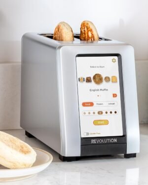 While Stocks Last：Revolution R270 High-Speed Touchscreen Toaster, 2-Slice Smart Toaster with Patented InstaGLO Technology & Gluten-Free, Panini & 16 Bread Modes